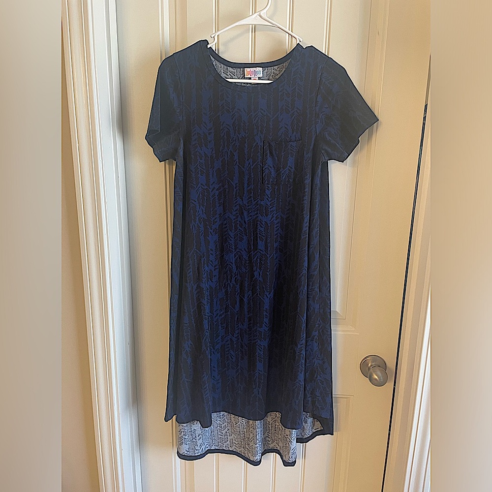 LuLaRoe Blue Dress size XS